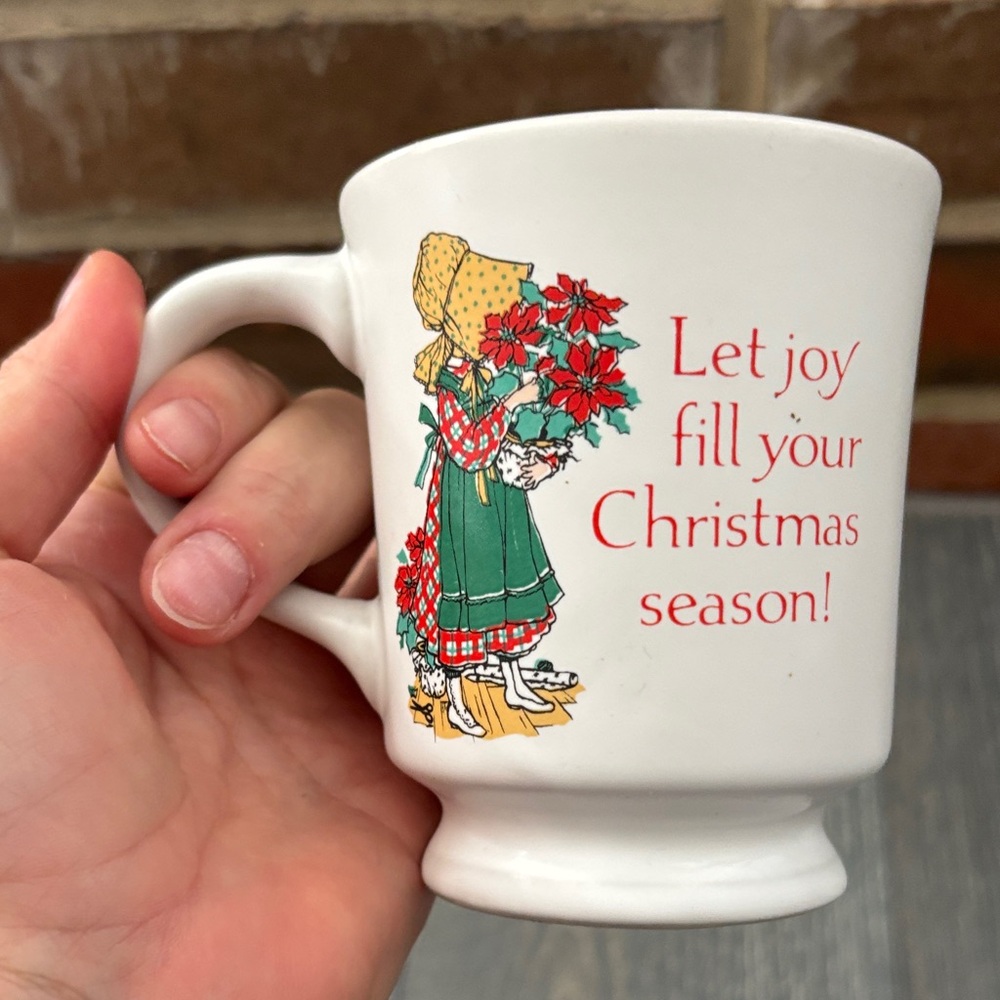 Festive White Christmas Mug